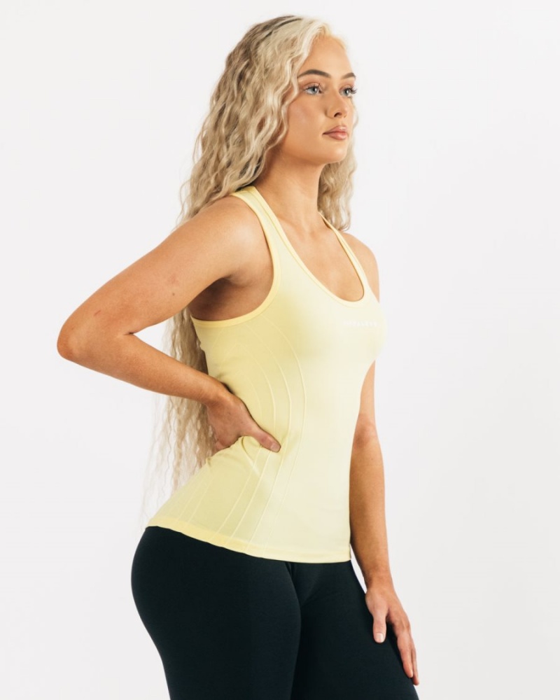 Debardeur Alphalete Seamless Tank Lemonade Femme | CQQ-69005143