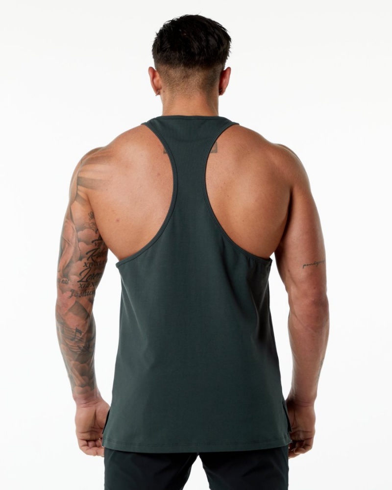 Stringers Alphalete Emblem Stringer Vert Homme | YJX-35055799