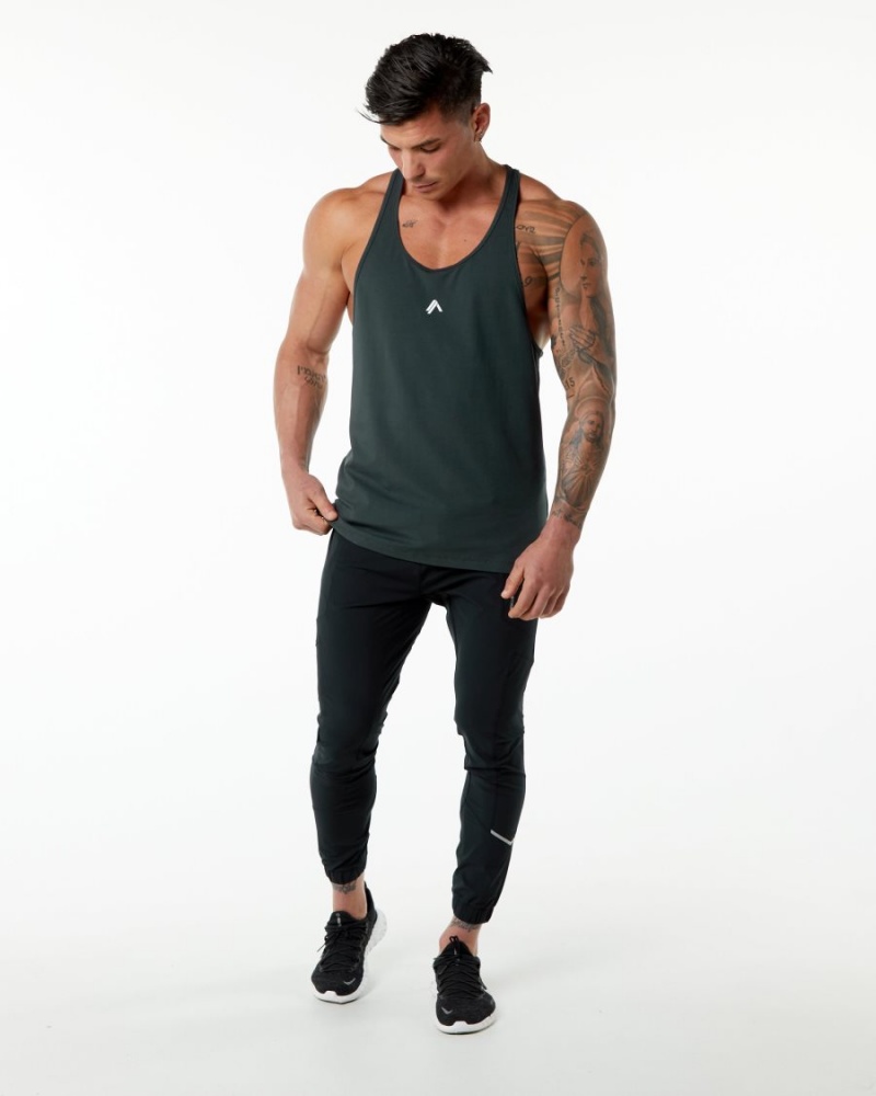 Stringers Alphalete Emblem Stringer Vert Homme | YJX-35055799