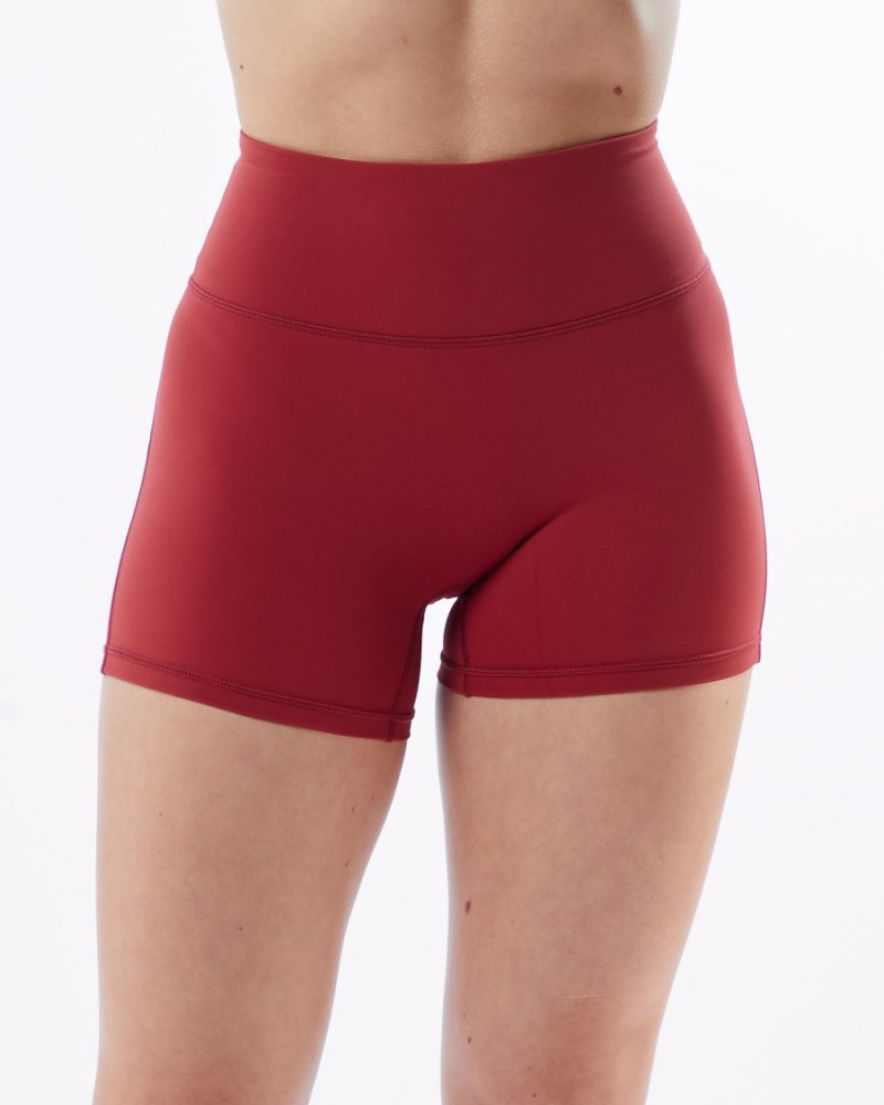 Short Alphalete Pulse Surge Corta 4" Rouge Femme | FKQ-60583595