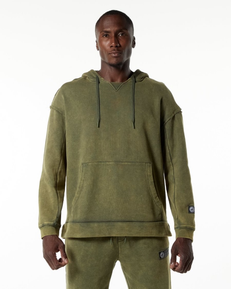 Sweat a Capuche Alphalete Very Terry Hoodie Vert Homme | ZAE-79080660