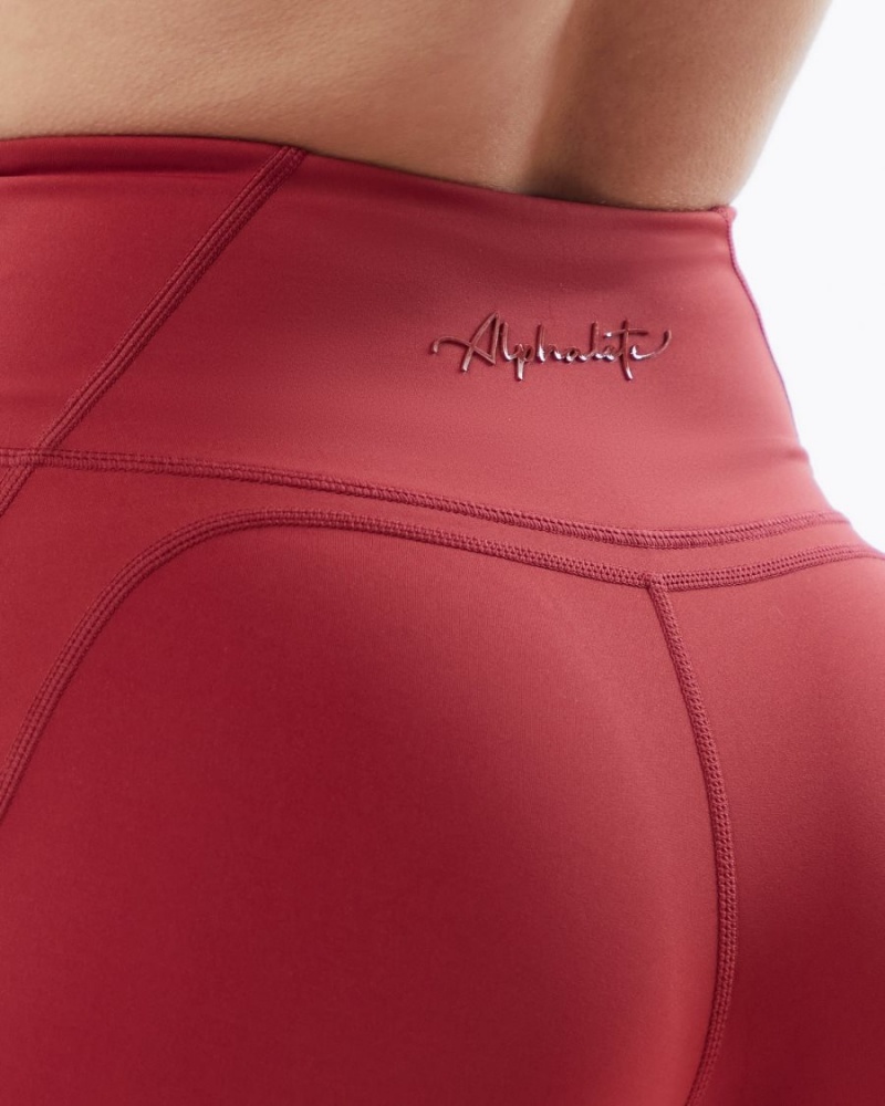 Short Alphalete Pulse Surge Corta 4" Rouge Femme | FKQ-60583595