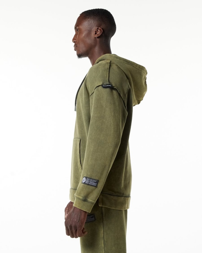 Sweat a Capuche Alphalete Very Terry Hoodie Vert Homme | ZAE-79080660