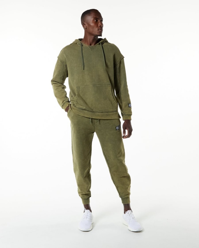 Sweat a Capuche Alphalete Very Terry Hoodie Vert Homme | ZAE-79080660