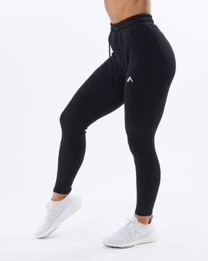 Pantalon Jogging Alphalete ELMTS Zip Jogger Noir Femme | IRP-14427611