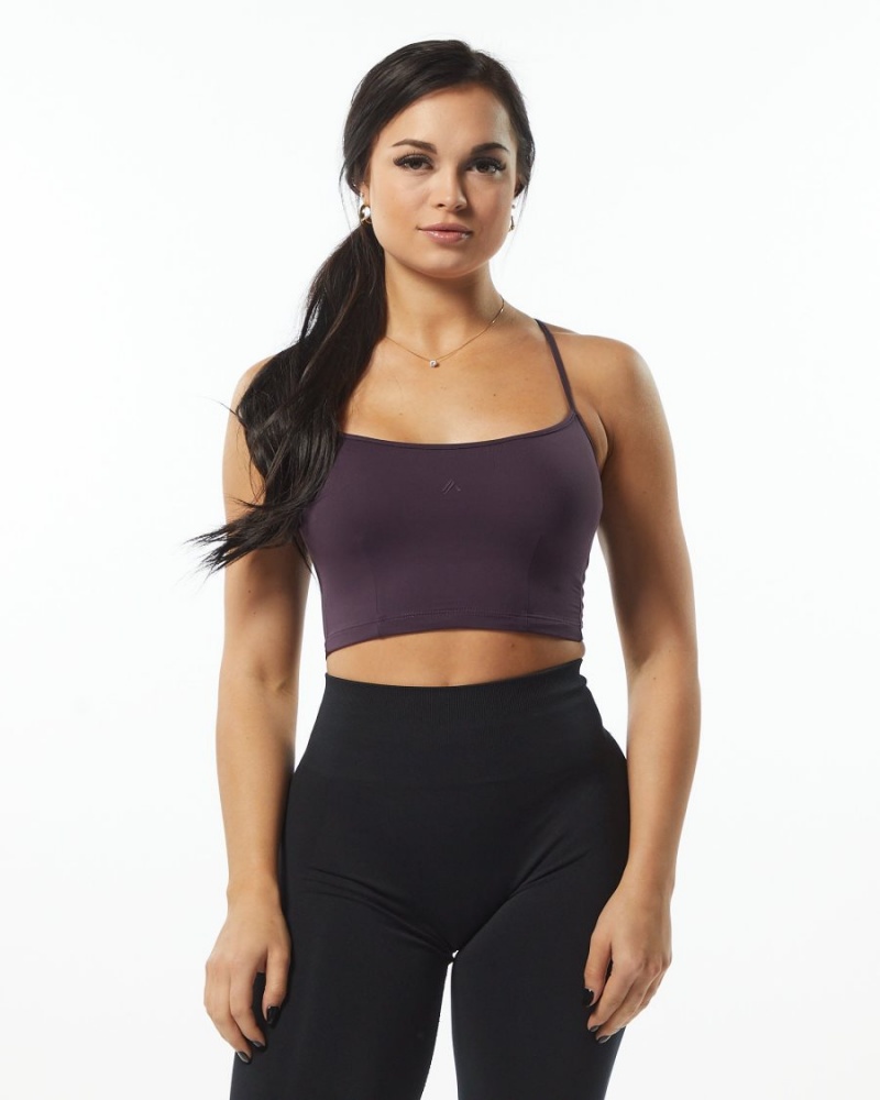 Debardeur Alphalete Ultrasoft Camisole Tank Violette Femme | EGV-90809848