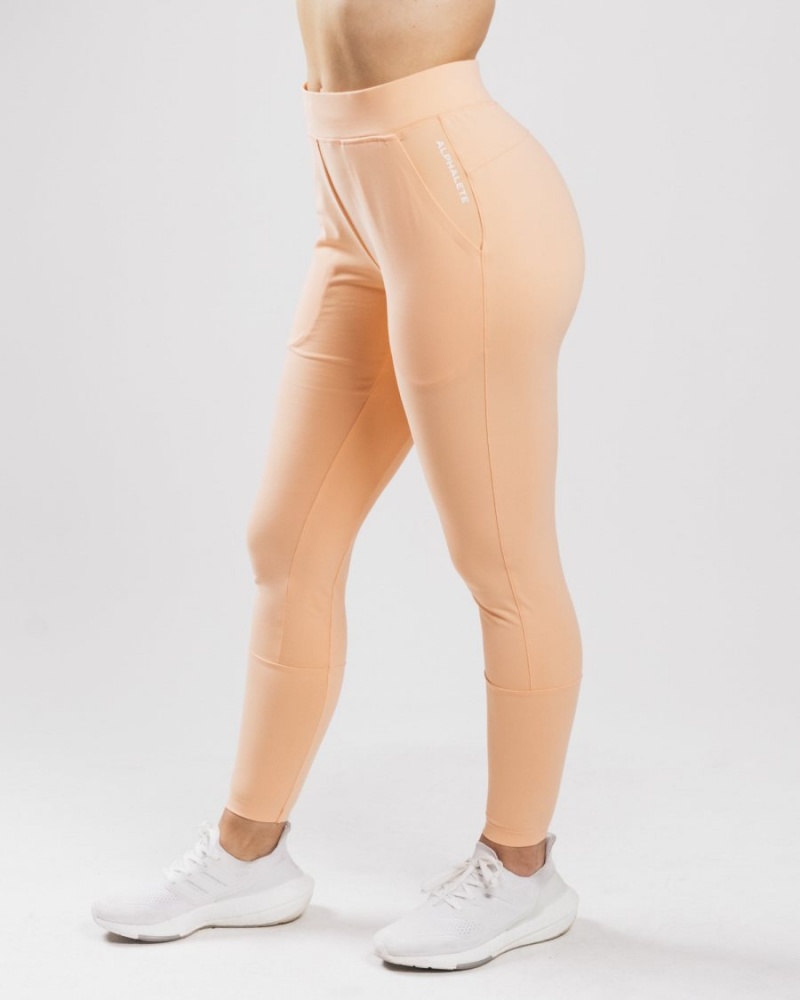 Pantalon Jogging Alphalete Trace Jogger Corail Femme | OID-34044761