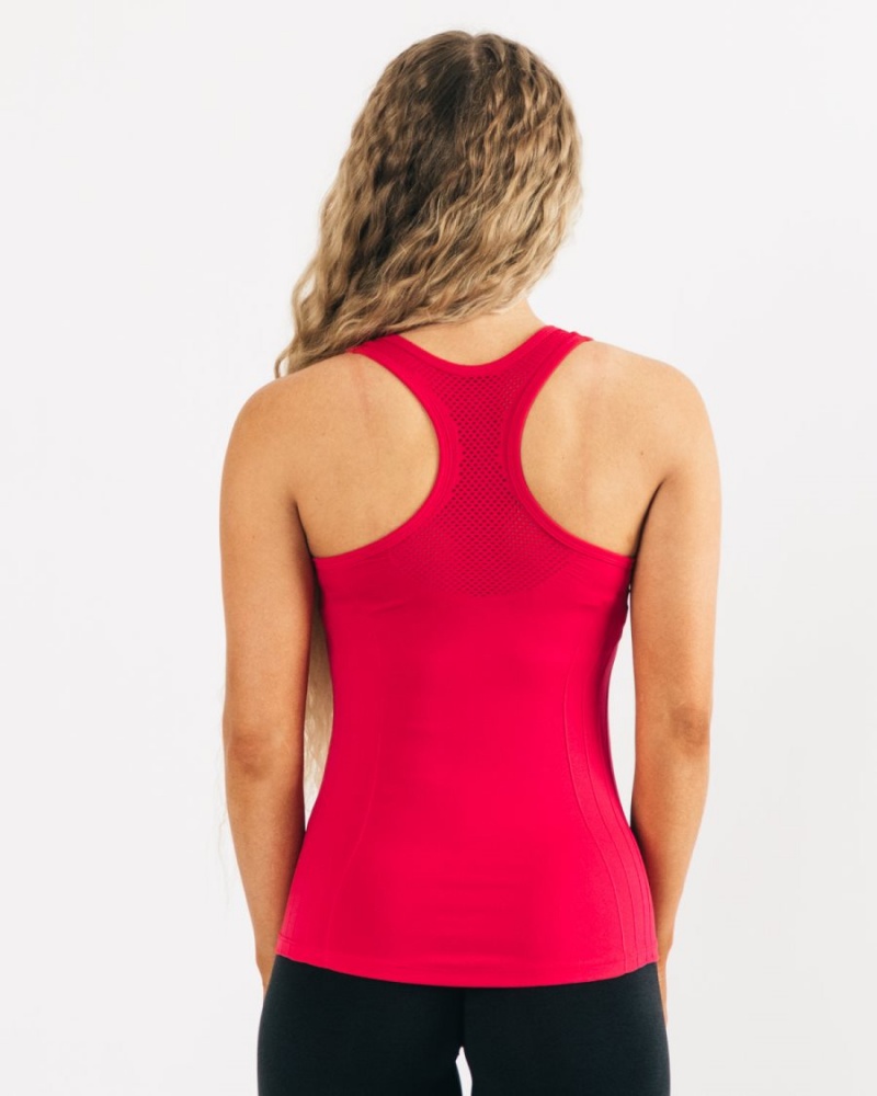 Debardeur Alphalete Seamless Tank Rose Femme | FPC-98366911