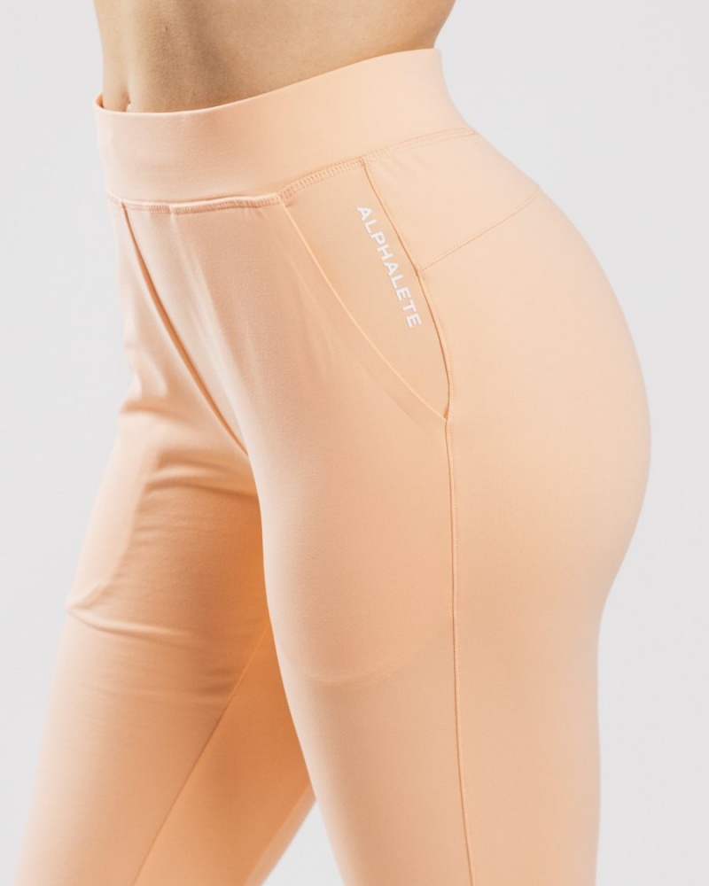 Pantalon Jogging Alphalete Trace Jogger Corail Femme | OID-34044761