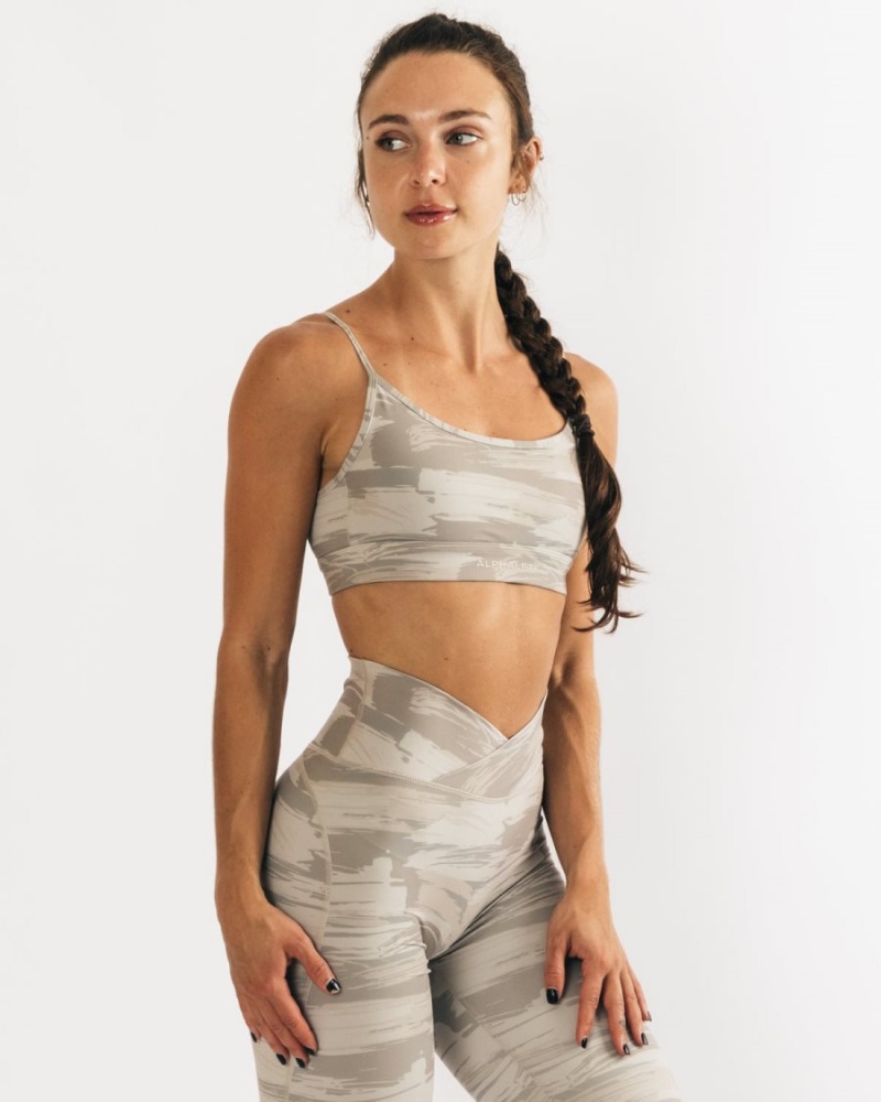 Soutien Gorge Sport Alphalete Surface Limitless Bra Camouflage Femme | MZE-15592542