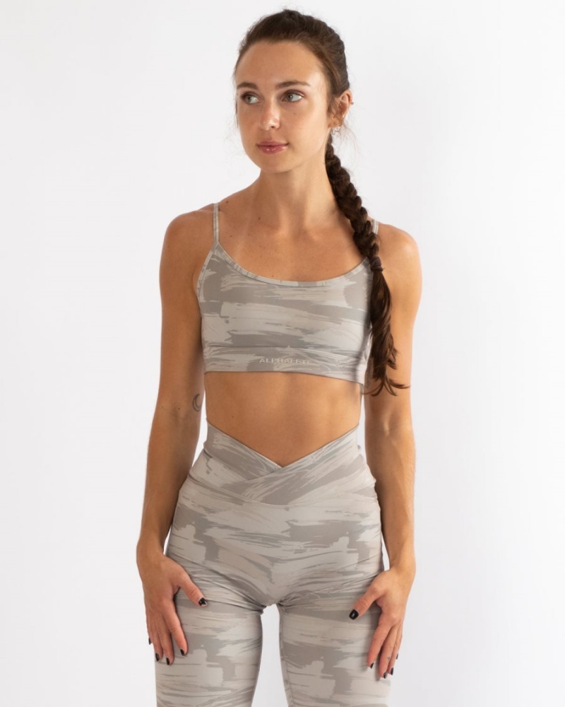 Soutien Gorge Sport Alphalete Surface Limitless Bra Camouflage Femme | MZE-15592542