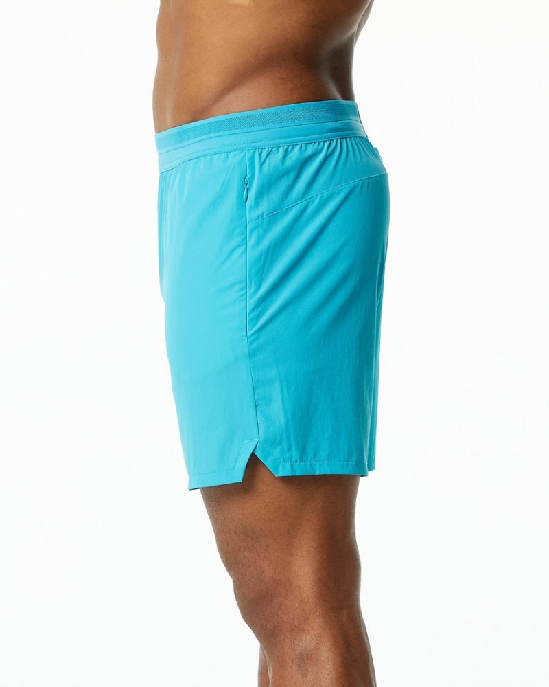 Short Alphalete Studio Corta 6" Bleu Homme | JAE-25078611