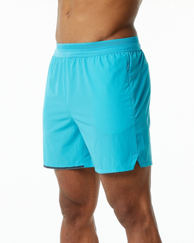 Short Alphalete Studio Corta 6" Bleu Homme | JAE-25078611