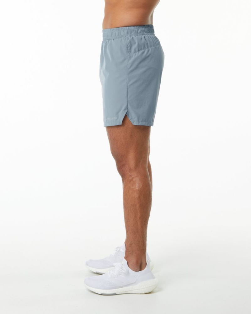 Short Alphalete Core Stride Corta 5” Bleu Homme | WDE-37742942