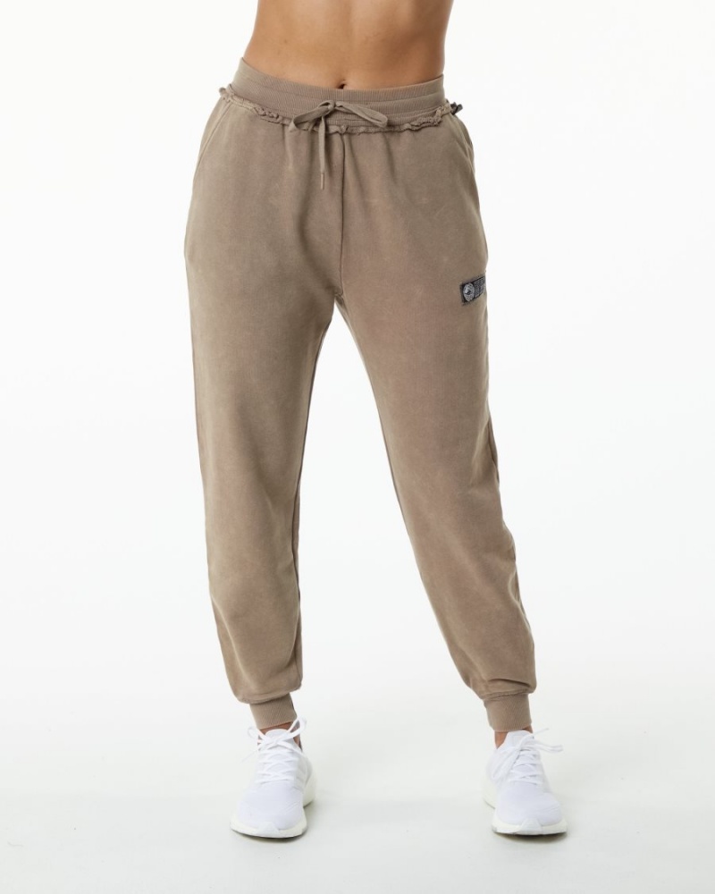 Pantalon Jogging Alphalete Very Terry Jogger Smokey Quartz Femme | JXP-12962007