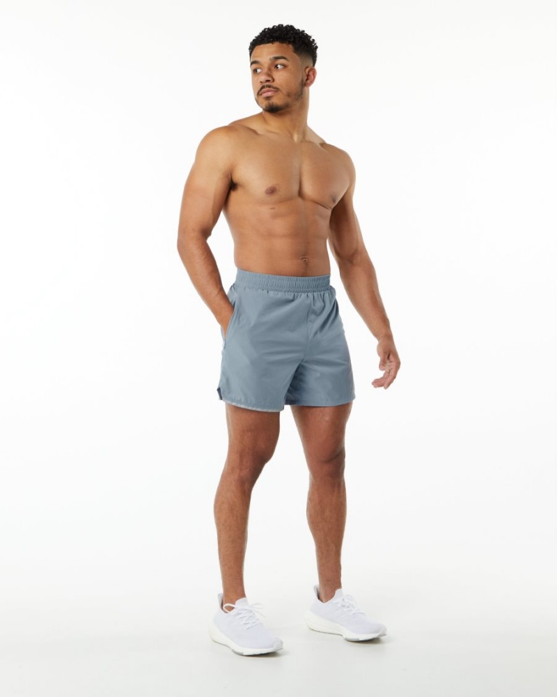 Short Alphalete Core Stride Corta 5” Bleu Homme | WDE-37742942