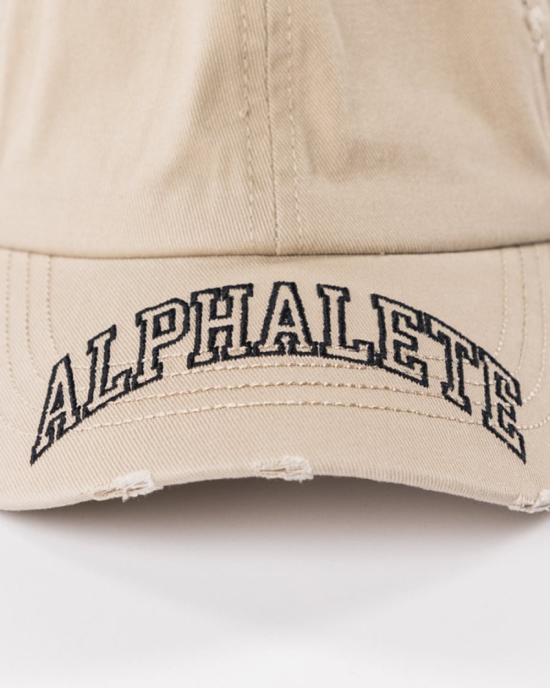 Accessoires Alphalete Collegiate Vintage Cap Sea Shell Homme | ENN-26958008