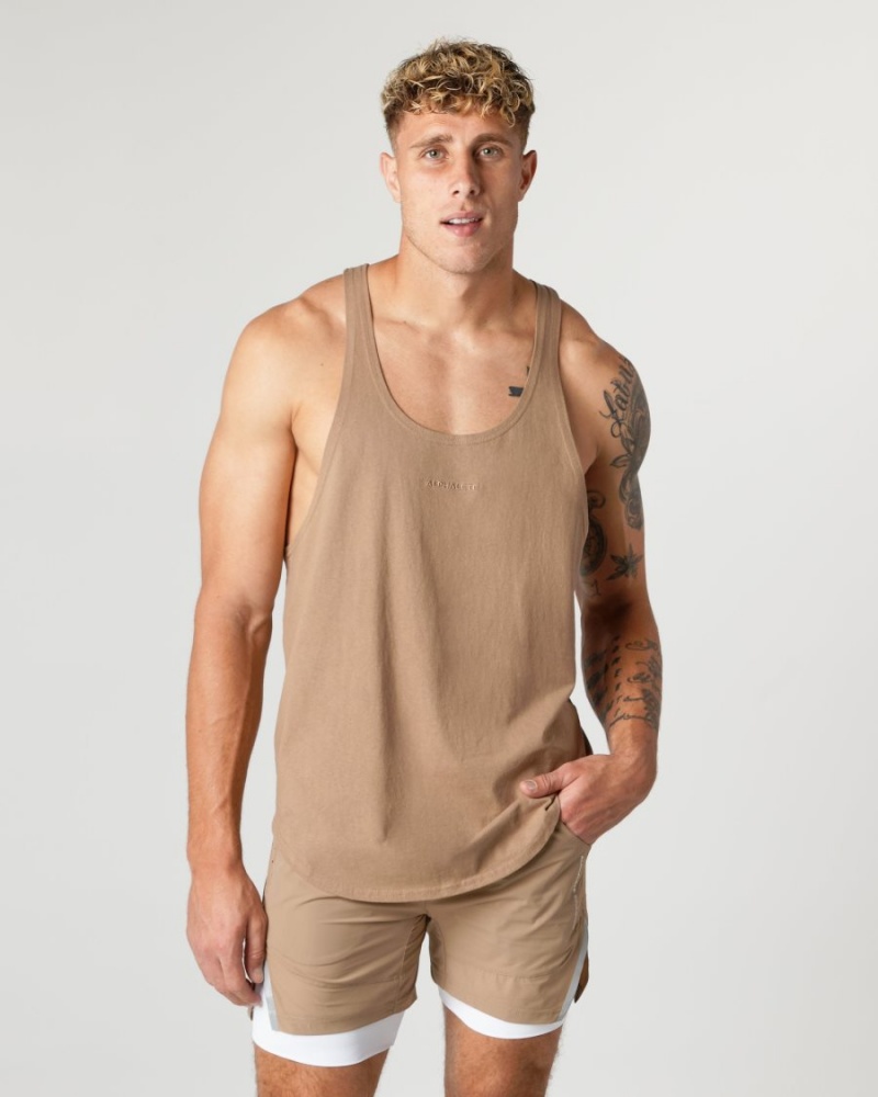 Stringers Alphalete Heavy Coton Core Stringer Chai Homme | ZGY-11658560