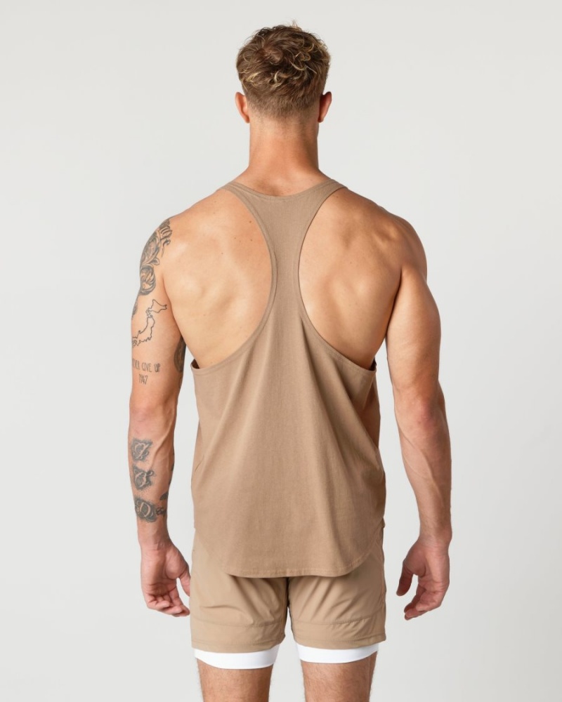 Stringers Alphalete Heavy Coton Core Stringer Chai Homme | ZGY-11658560