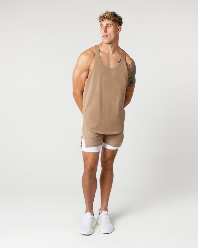 Stringers Alphalete Heavy Coton Core Stringer Chai Homme | ZGY-11658560