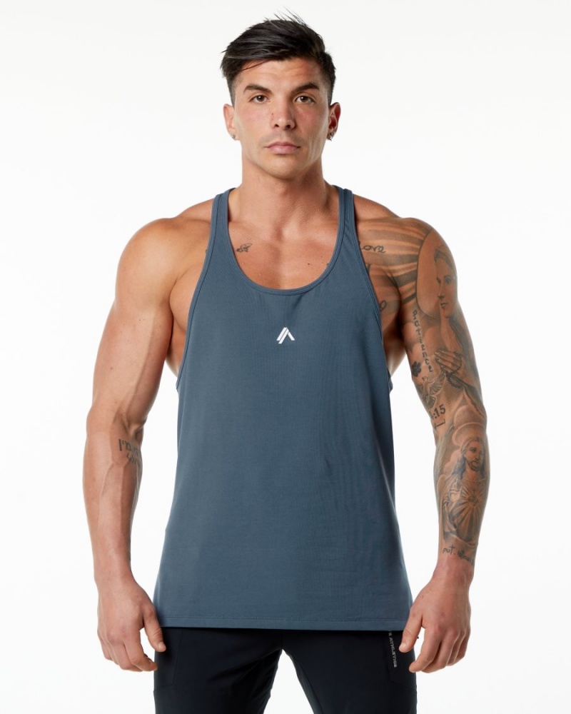 Stringers Alphalete Emblem Stringer Bleu Homme | LUX-74572123