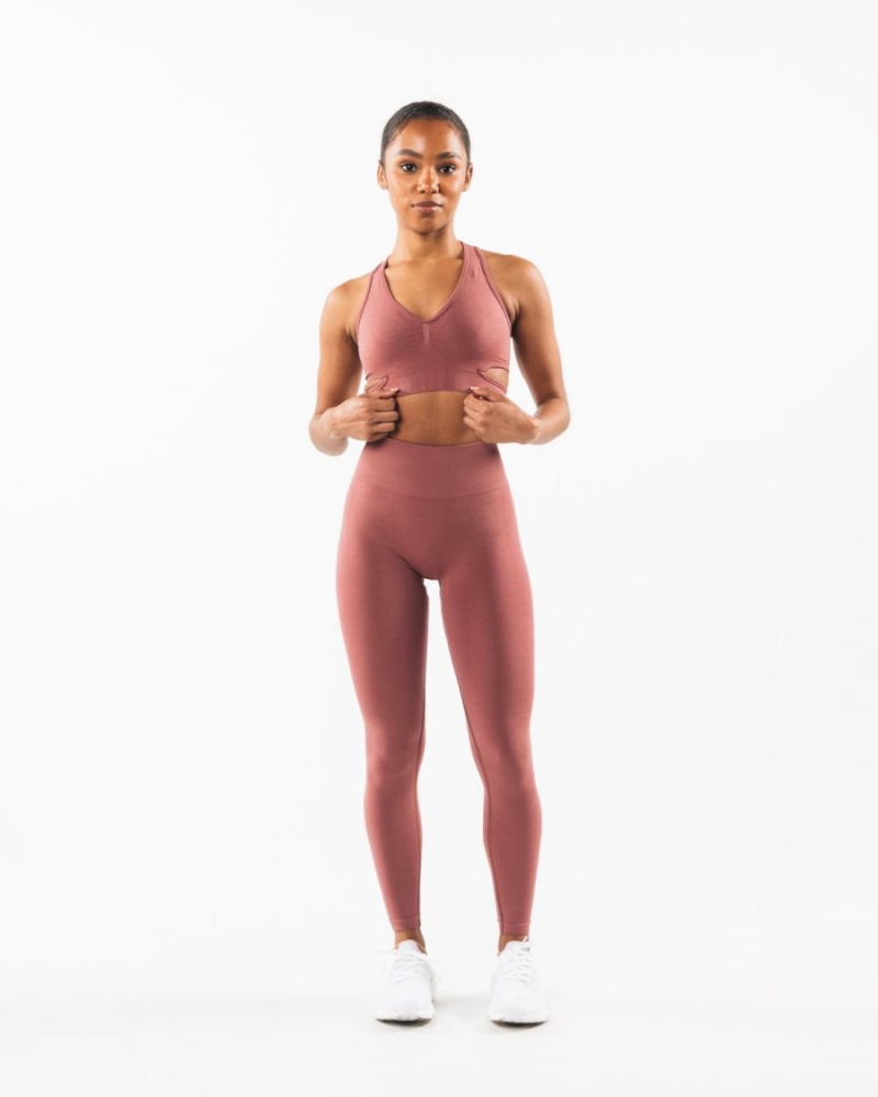 Soutien Gorge Sport Alphalete Stratus Bra Rose Femme | TUF-08034403