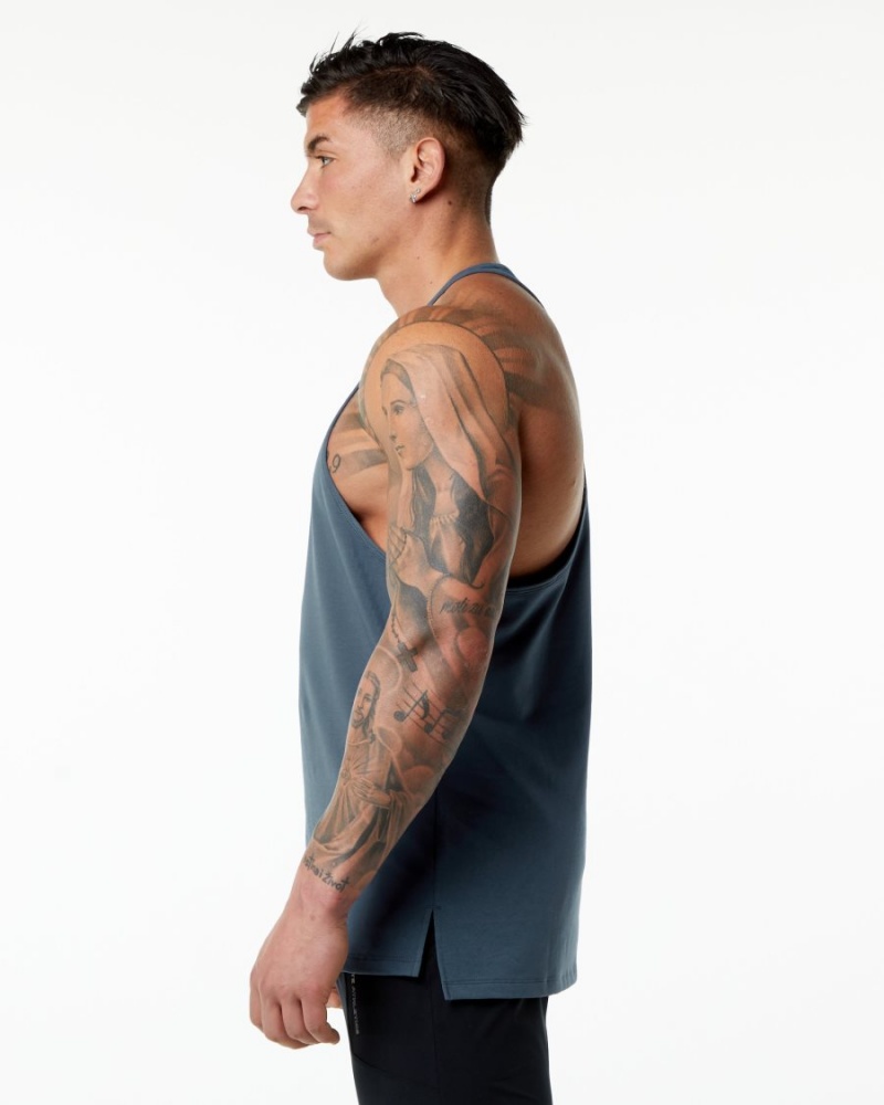 Stringers Alphalete Emblem Stringer Bleu Homme | LUX-74572123