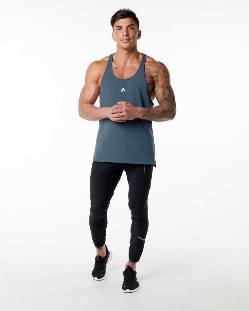 Stringers Alphalete Emblem Stringer Bleu Homme | LUX-74572123