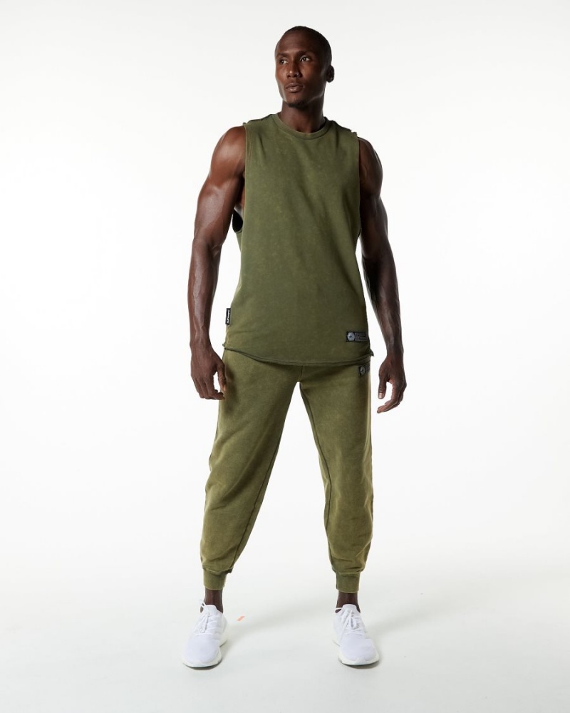 Stringers Alphalete Very Terry Cutoff Vert Homme | SYA-48256269