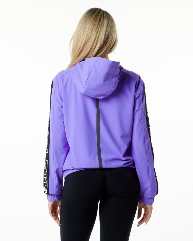 Vestes Alphalete Infinity Tech Jacket Synthetic Violet Femme | ISS-34158408