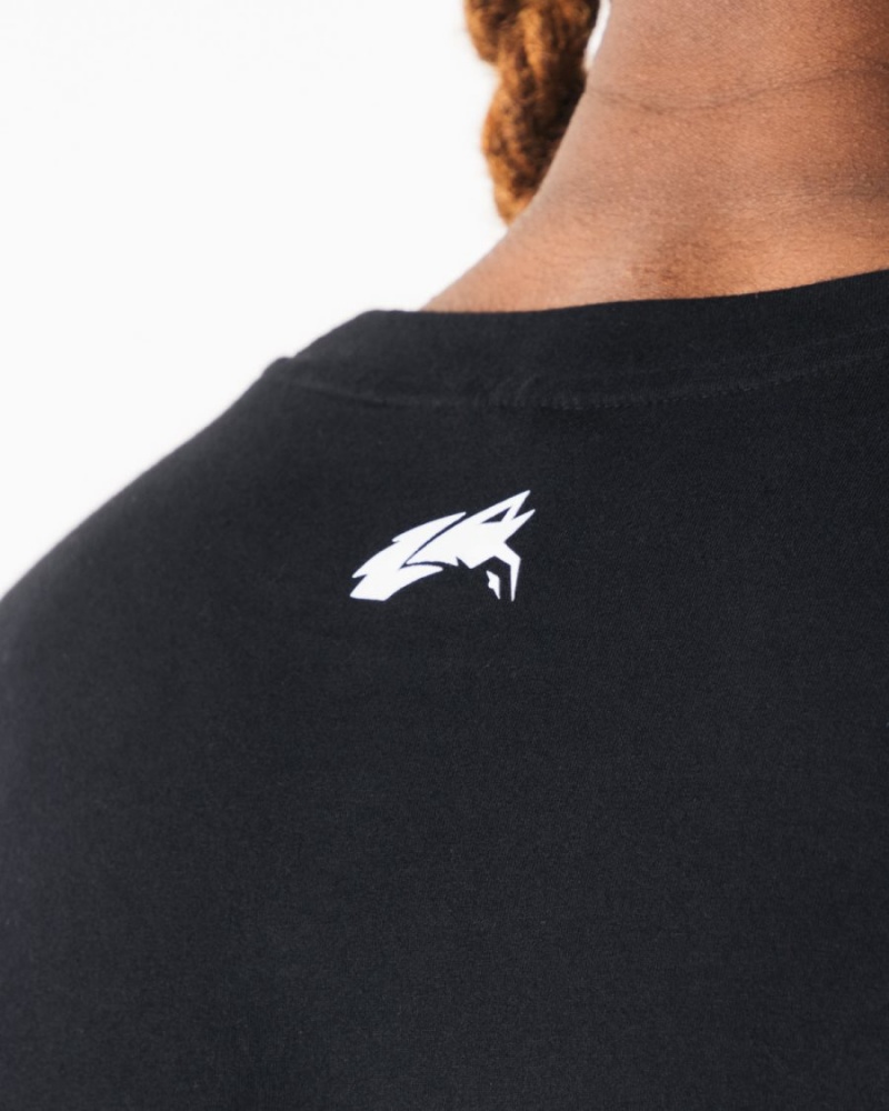 Debardeur Alphalete Brushed Wolf Head Muscle Tank Noir Homme | QZE-57484076