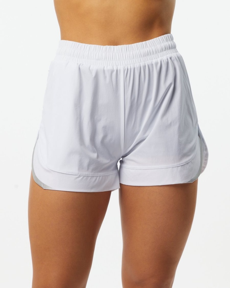 Short Alphalete Stride Corta 3" Blanche Femme | PNU-54565172