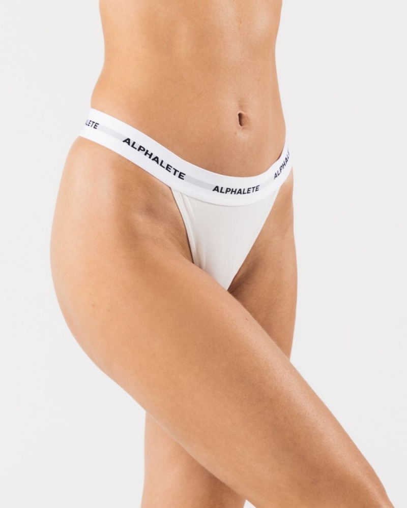 Sous Vêtement Alphalete Acute Lanières Blanche Femme | WDL-99919231