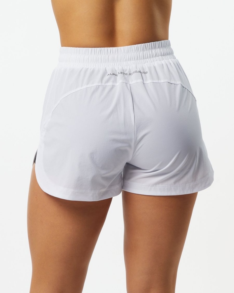 Short Alphalete Stride Corta 3" Blanche Femme | PNU-54565172