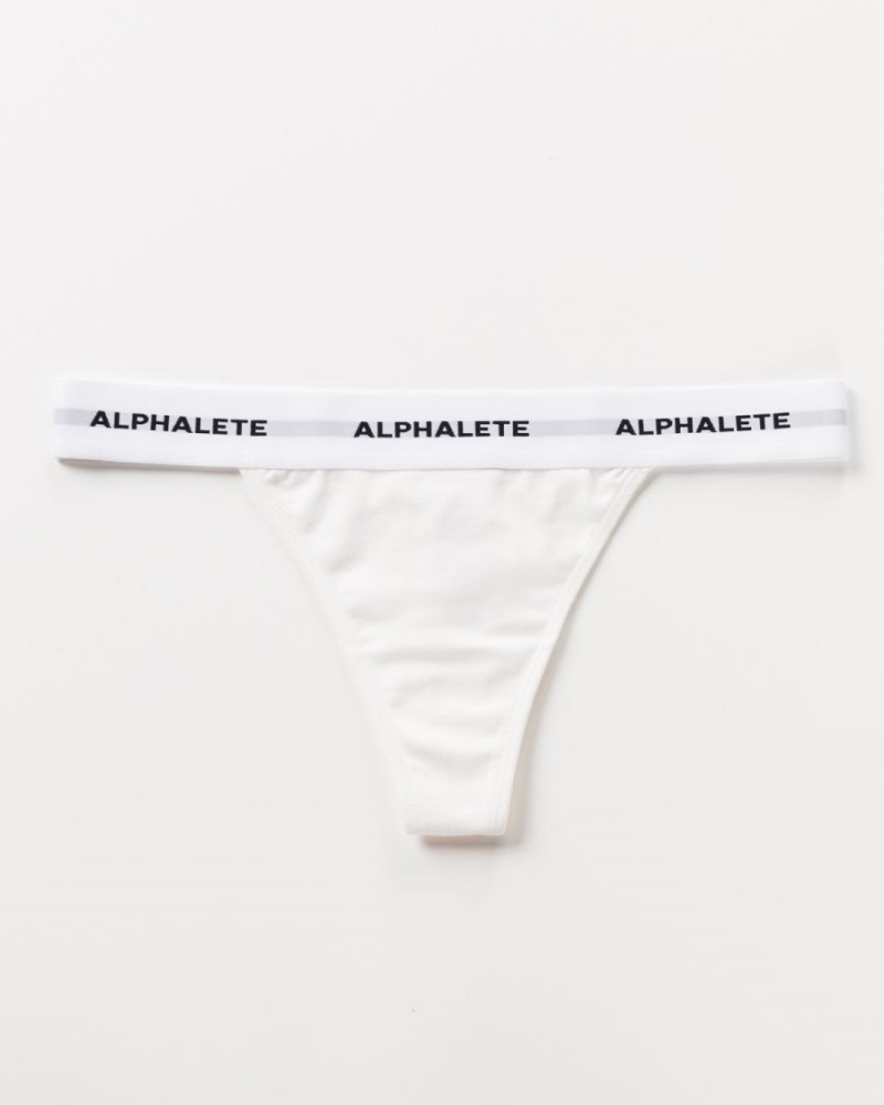 Sous Vêtement Alphalete Acute Lanières Blanche Femme | WDL-99919231