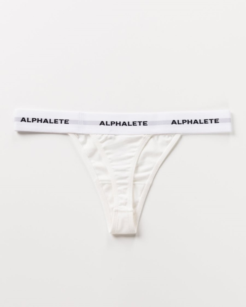 Sous Vêtement Alphalete Acute Lanières Blanche Femme | WDL-99919231