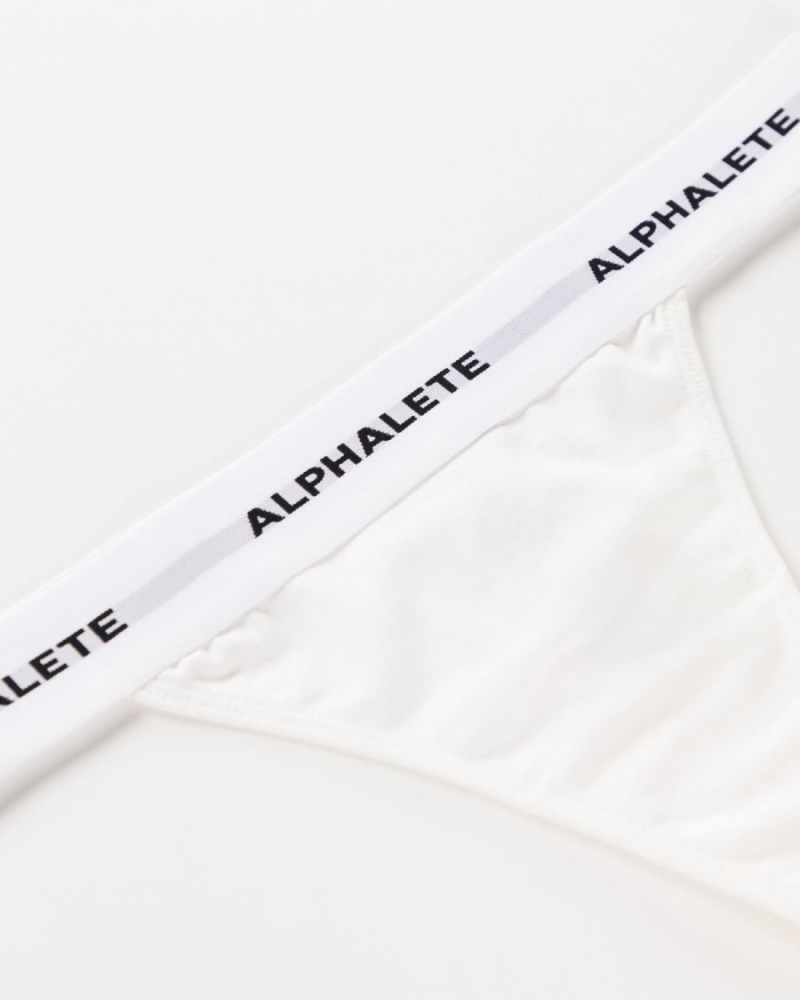 Sous Vêtement Alphalete Acute Lanières Blanche Femme | WDL-99919231