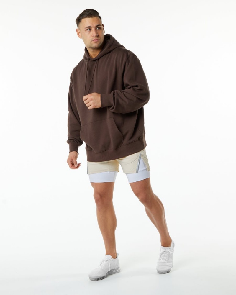 Short Alphalete Infinity Speed Corta 5.5" Vanilla Homme | KVQ-10794436