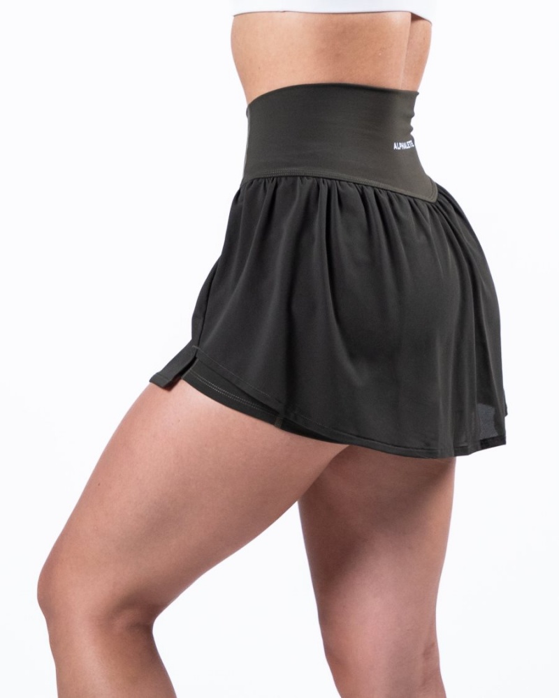 Jupes Alphalete Trace Skirt Grise Femme | TMX-94695568