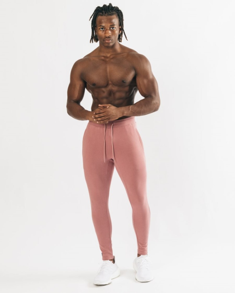 Pantalon Jogging Alphalete Identity Jogger Cranberry Ice Homme | YHA-78893295