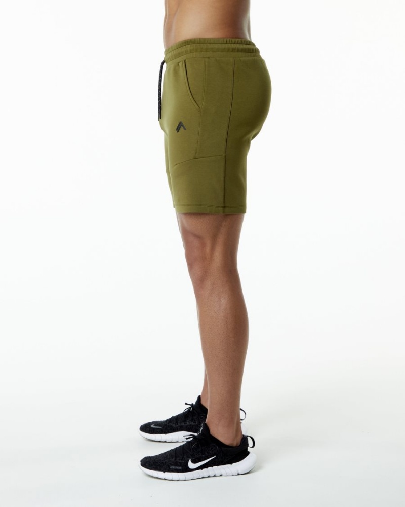 Short Alphalete ELMTS Athlétiques Corta 6" Moss Homme | CTJ-63262098