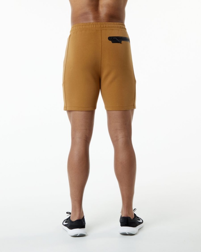 Short Alphalete ELMTS Athlétiques Corta 6" Almond Homme | GXA-17461493