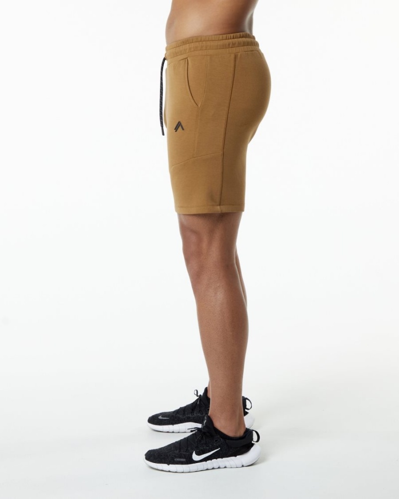 Short Alphalete ELMTS Athlétiques Corta 6" Almond Homme | GXA-17461493