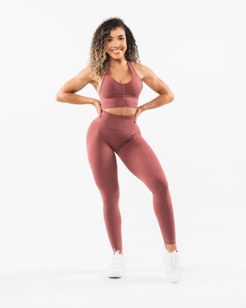 Leggings Alphalete Amplify Legging Rose Femme | KYI-65360690