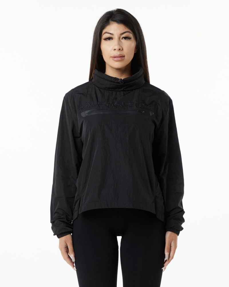 Vestes Alphalete Endure Pullover Noir Femme | NQK-34569064