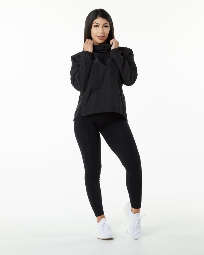 Vestes Alphalete Endure Pullover Noir Femme | NQK-34569064