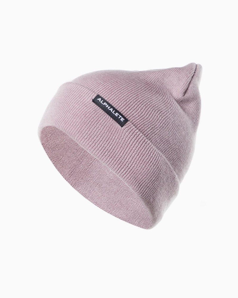 Accessoires Alphalete Essential Foldover Beanie Violette Homme | RVX-47319315