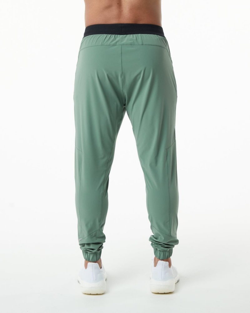 Pantalon Jogging Alphalete Studio Pant Vert Homme | KLH-86209480