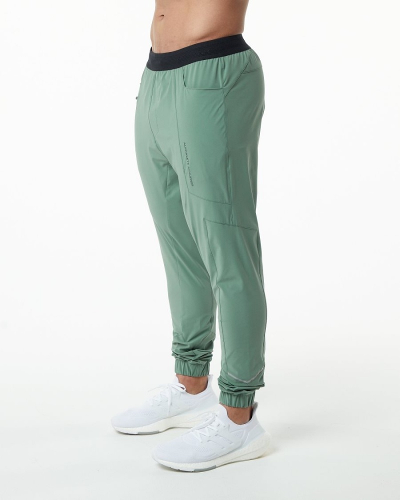 Pantalon Jogging Alphalete Studio Pant Vert Homme | KLH-86209480