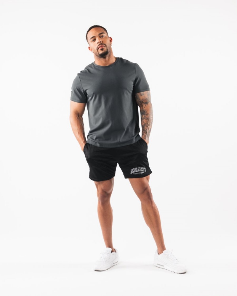 Short Alphalete AA Mesh Corta 6” Noir Homme | UYI-07112434